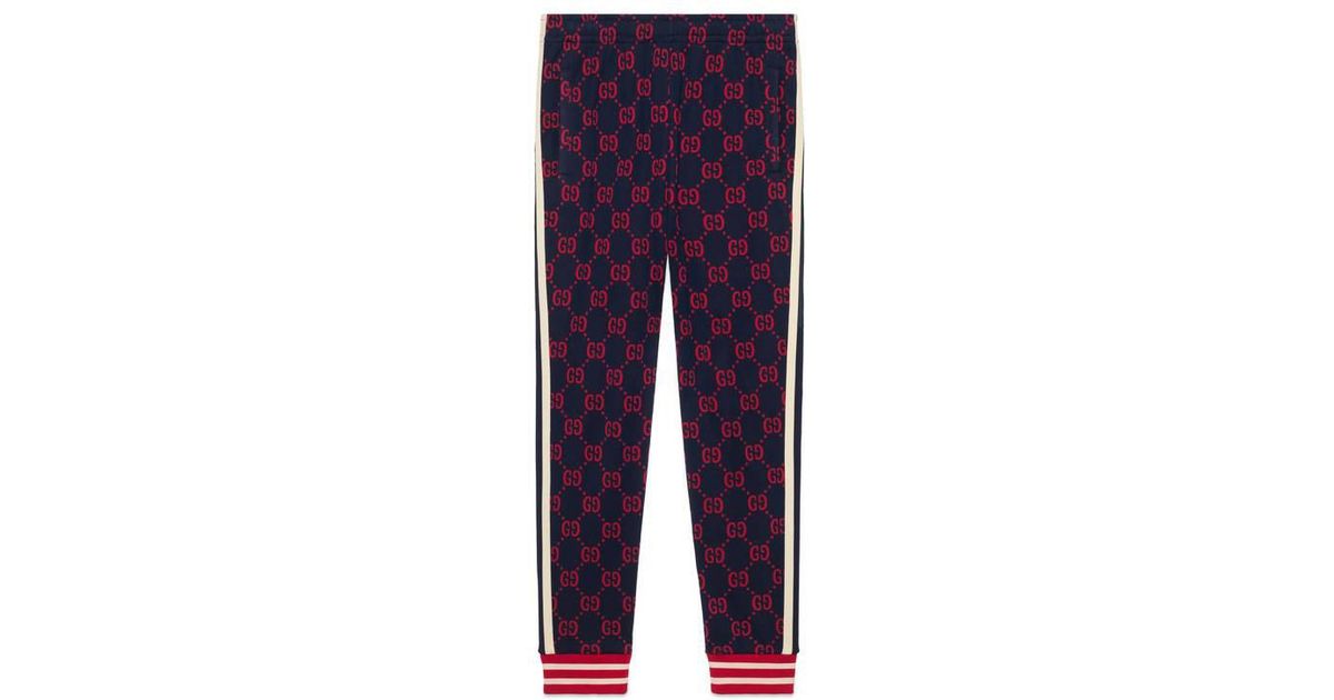 gucci gg canvas jogging pant