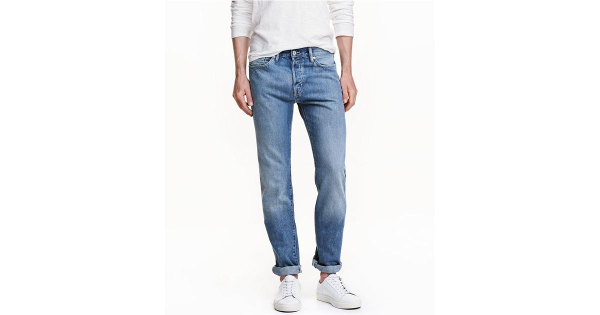 h&m slim selvedge jeans