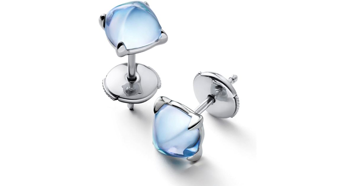Lyst Baccarat Mdicis Stud Earrings In Blue Save 25 663716814159287