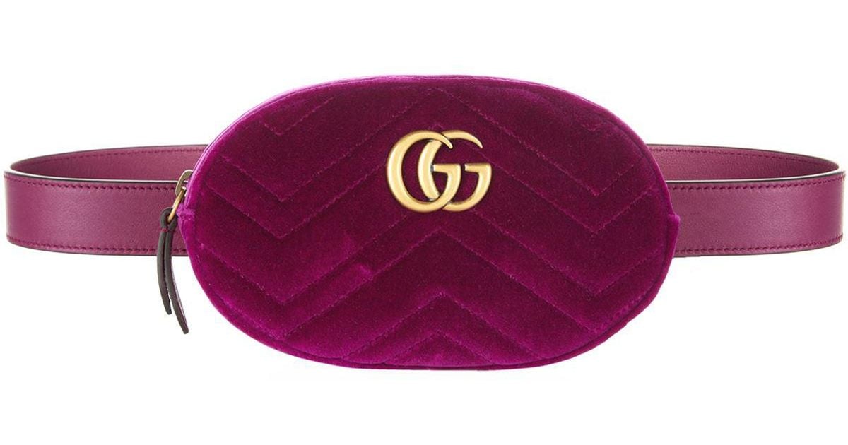 gucci bum bag velvet