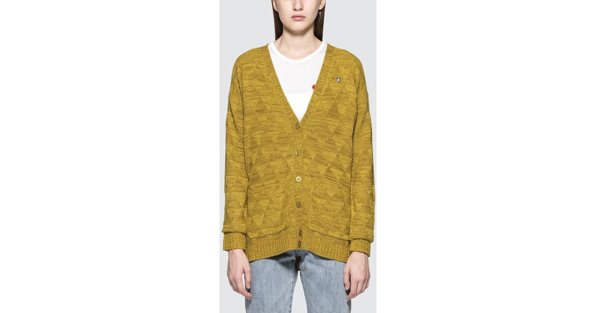 Obey Womens Newbury Cardigan Sweater