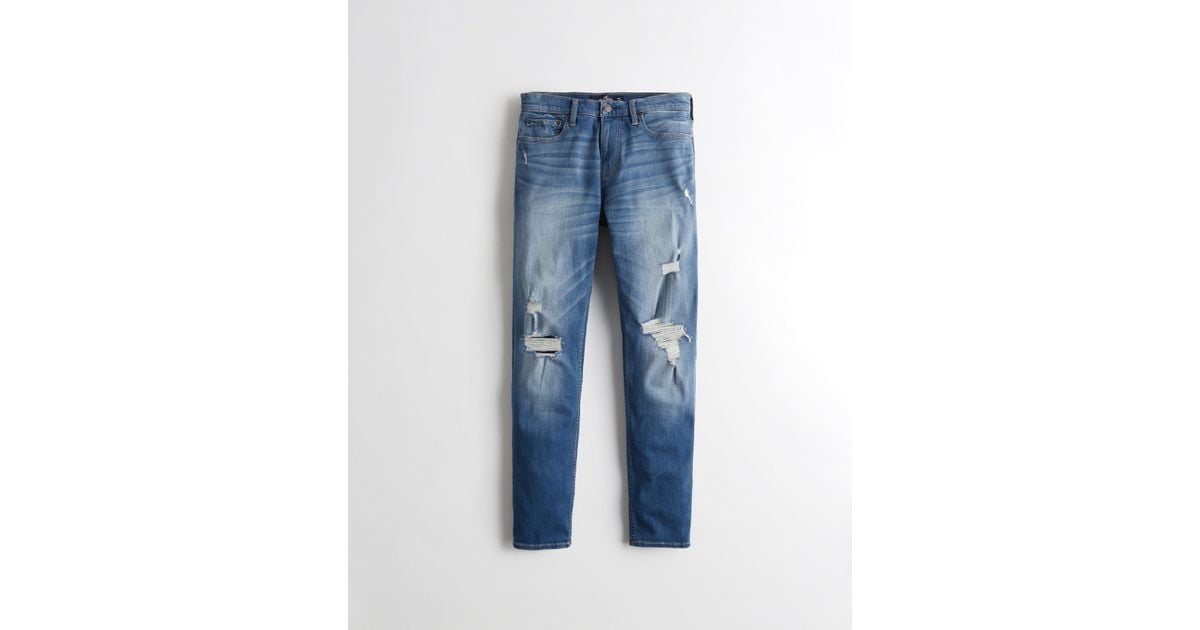 hollister athletic skinny jeans