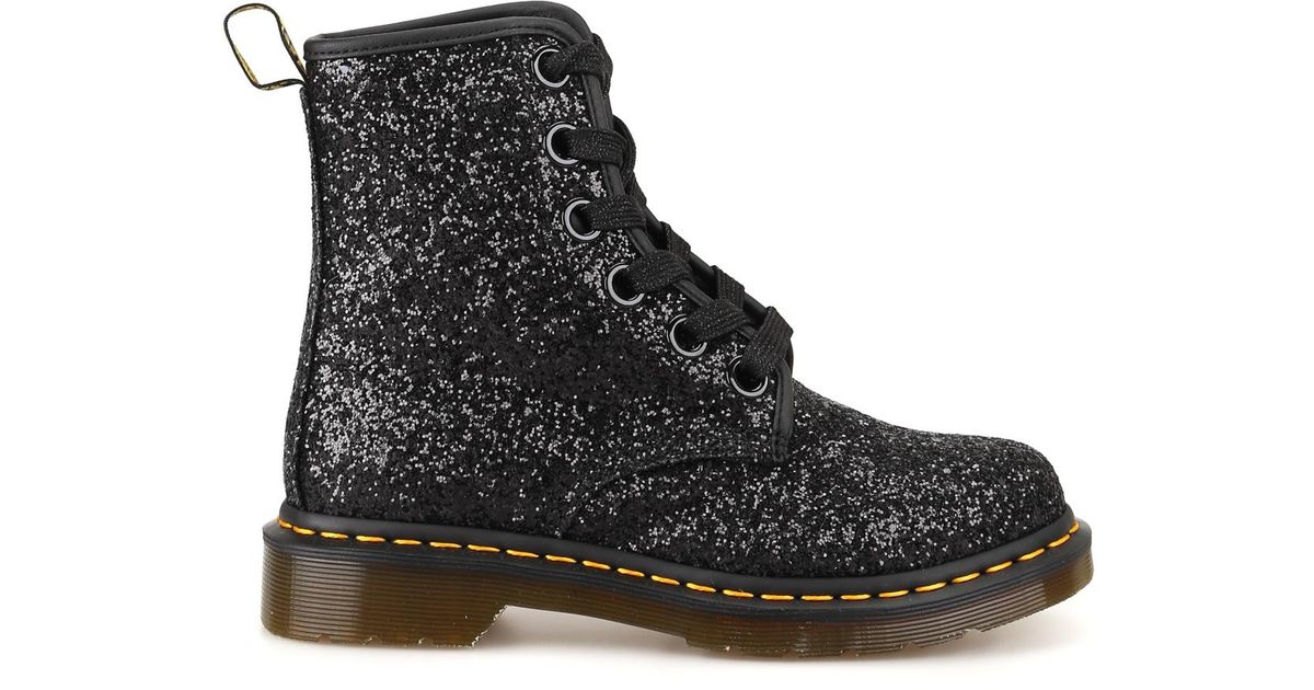 1460 farrah glitter ankle boots