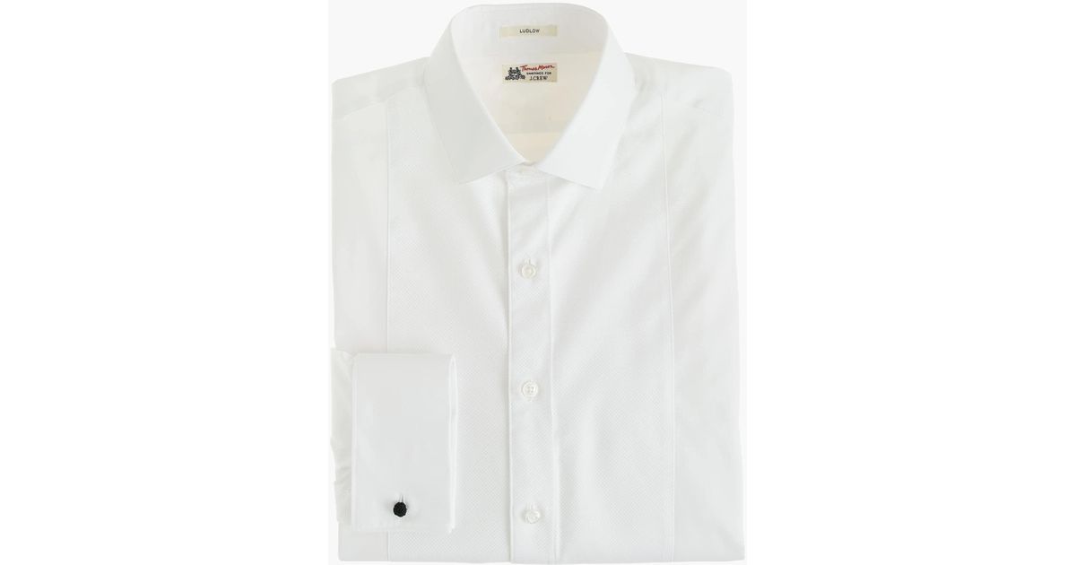 Lyst J.Crew Thomas Mason Ludlow Bib Tuxedo Shirt in White for Men