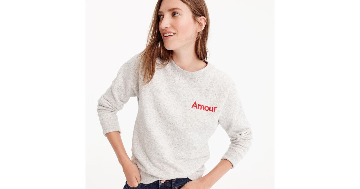 amour sweatshirt