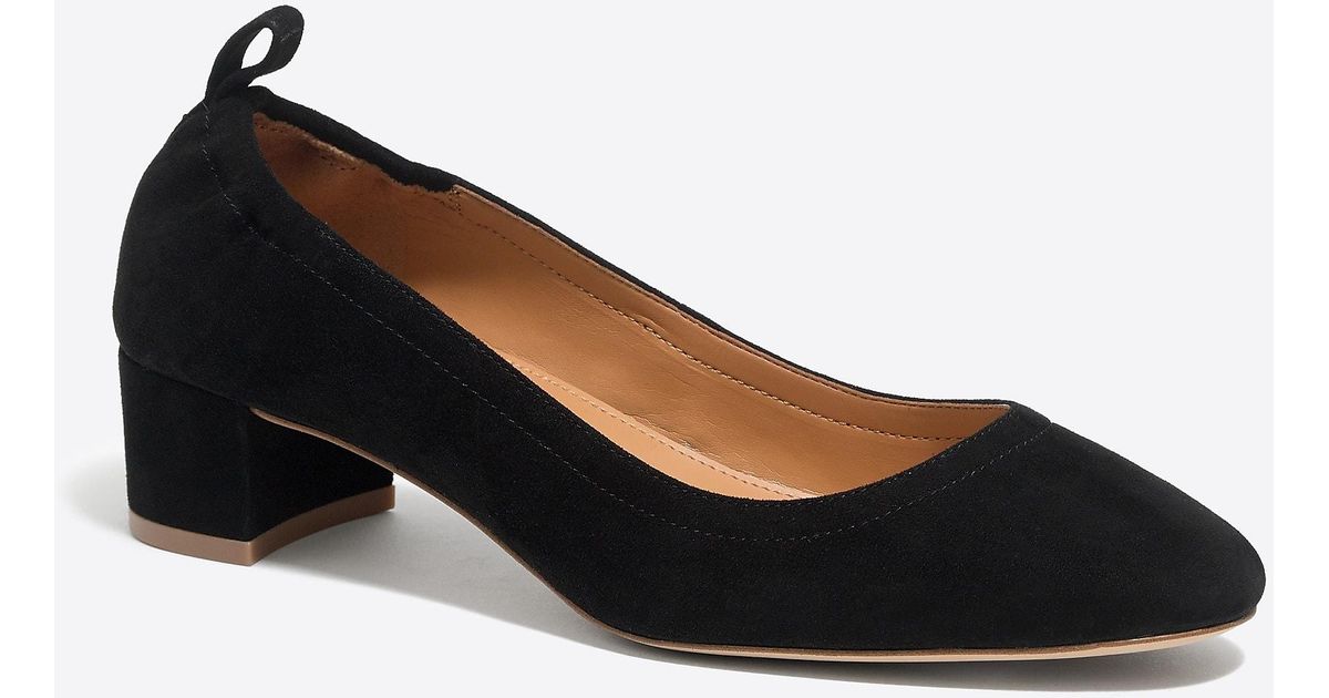 j crew anya block heel
