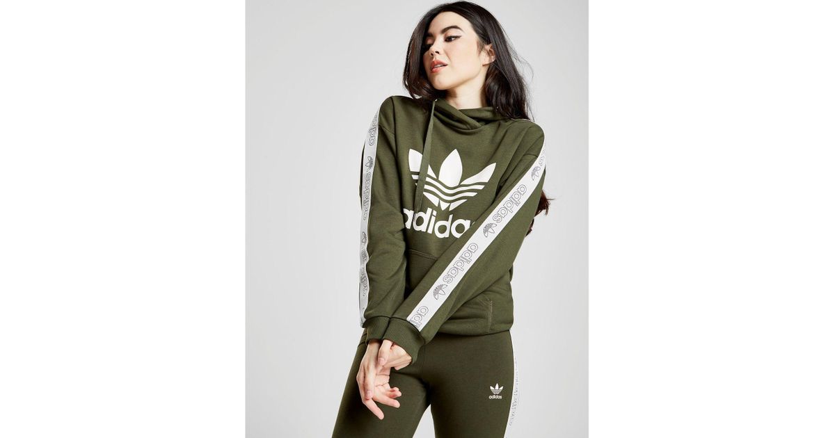 adidas tape overhead hoodie