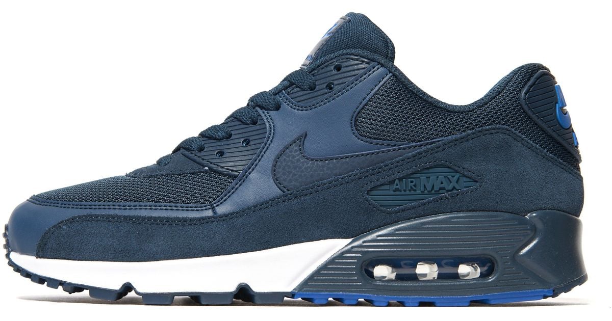 nike air max 90 trainers blue