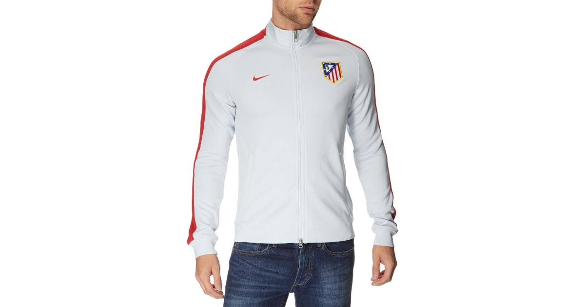 Lyst  Nike Atletico Madrid Authentic Track Jacket in White for Men