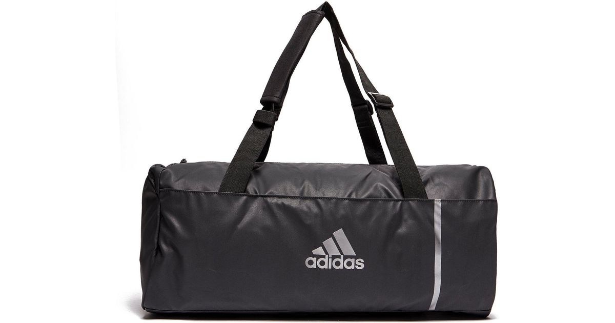 Lyst Adidas Convertible Training Duffle Bag Medium In Gray For Men