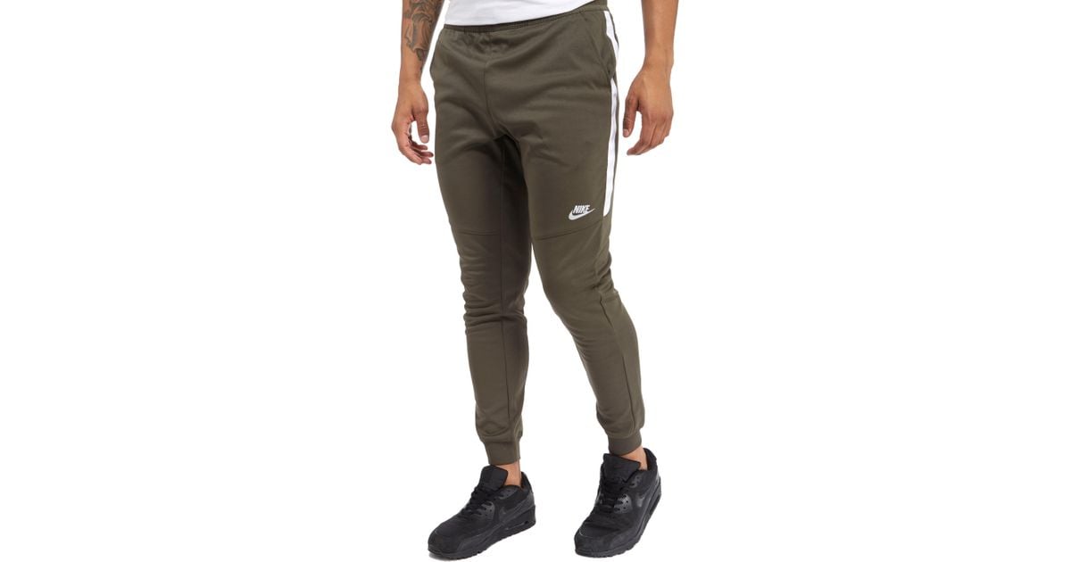 khaki green nike tracksuit mens