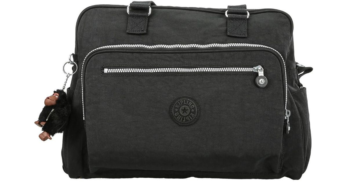 Lyst Kipling Alanna Diaper Bag Nylon Messenger In Black