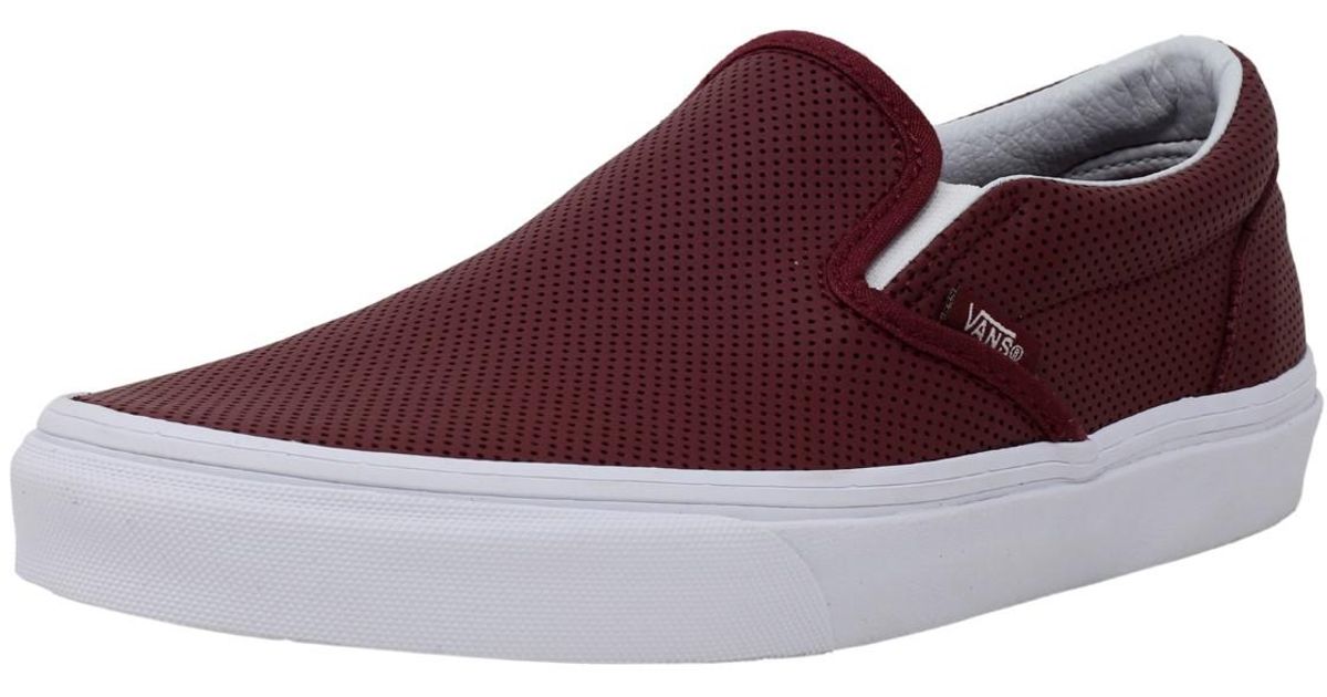 vans classic slip on burgundy vans classic slip on burgundy