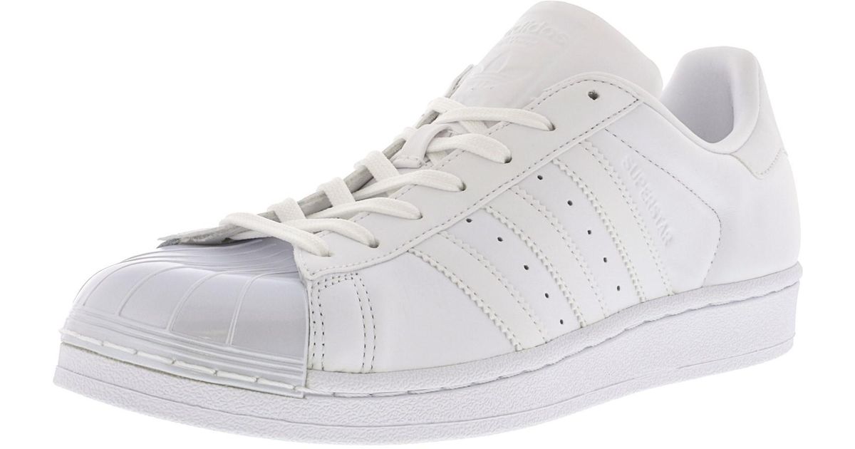 adidas superstar glossy toe white