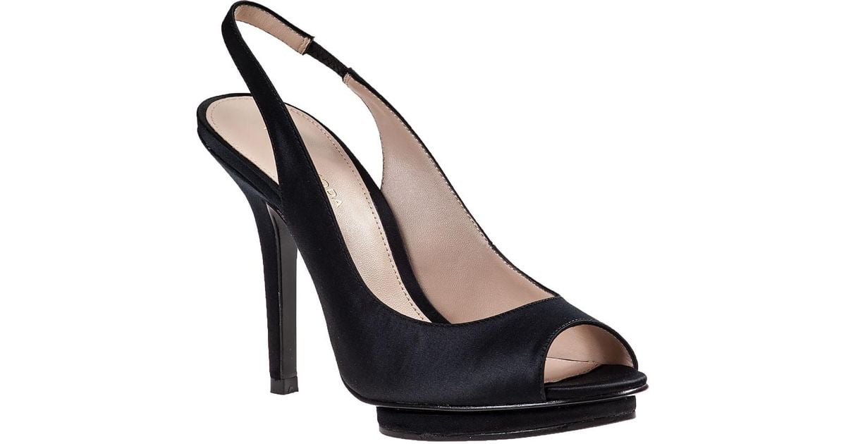 Pelle Moda Rivka Evening Pump Black Satin - Save 50% - Lyst