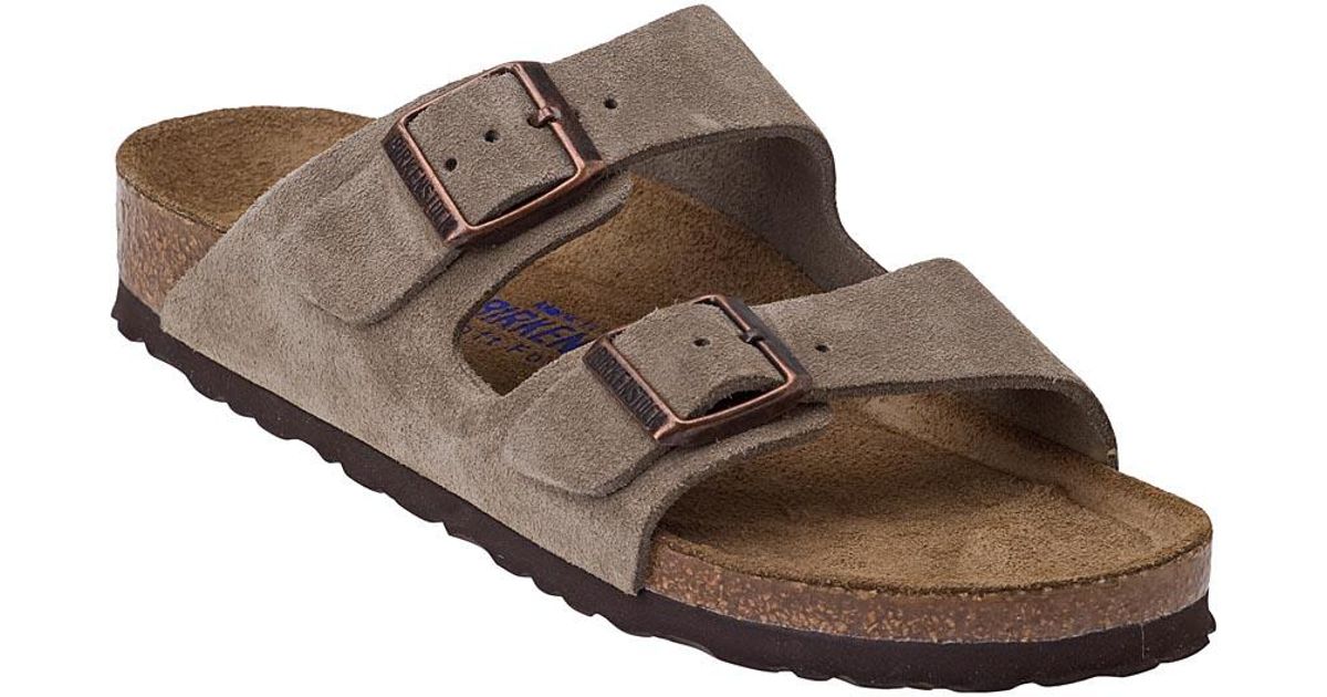 suede birkenstocks taupe
