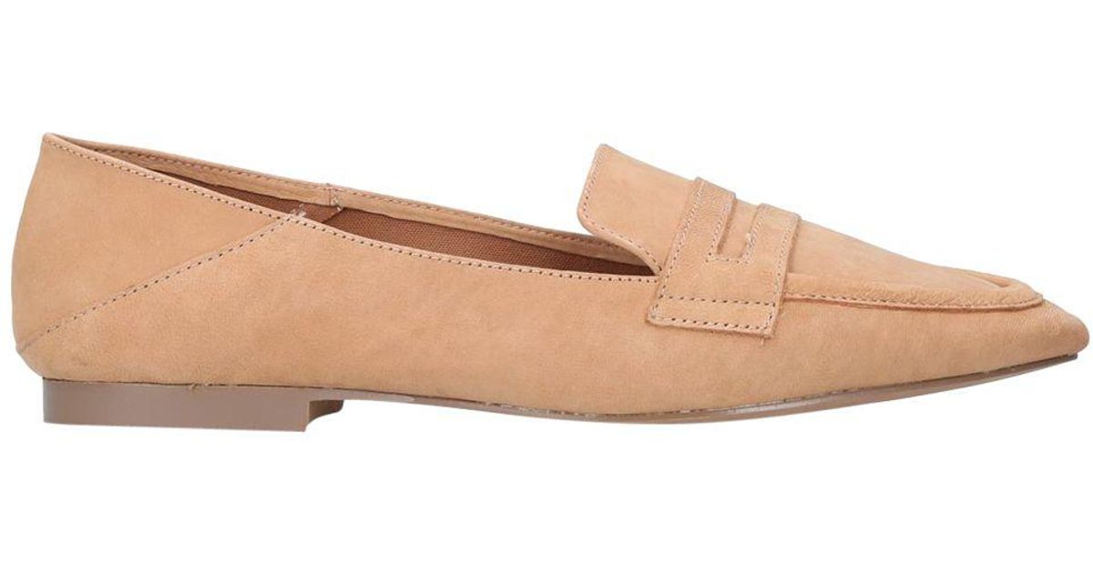 KG by Kurt Geiger Madison Pointed Loafers in Natural - Lyst