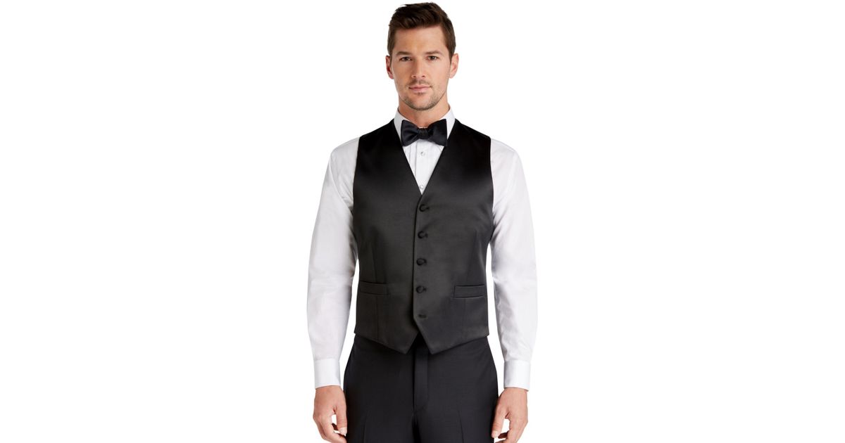 Jos. a. bank 1905 Collection Tailored Fit Tuxedo Separate Vest in Black