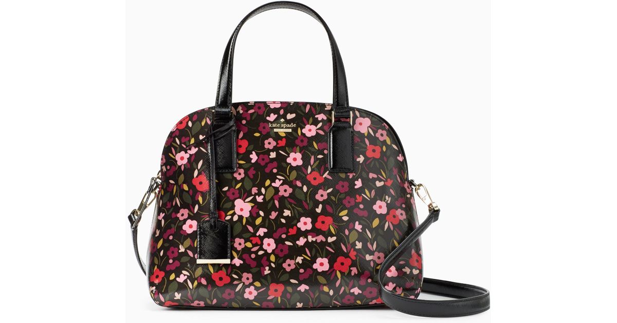 Kate Spade Black Flower Purse Best Image Ccdbb Org Lyst Kate Spade Eron Street Boho Fl Lottie