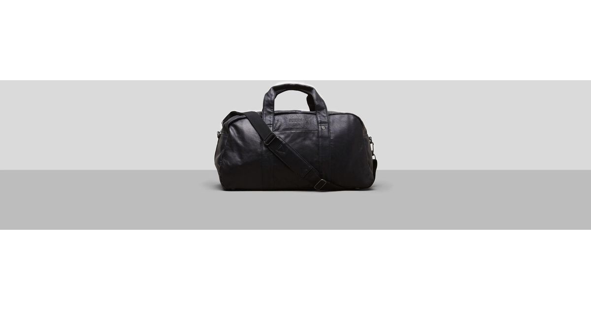 Kenneth Cole Reaction Black A Won Duff Ul Job Leather Duffle For Men