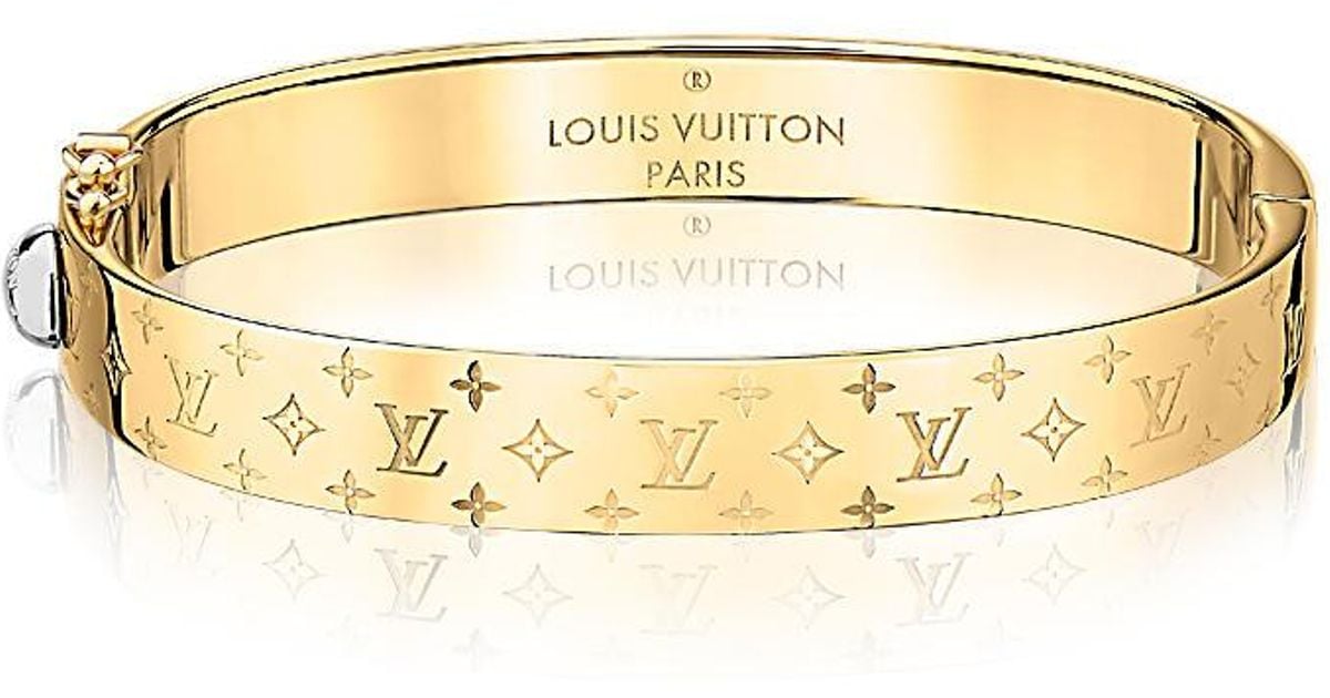 Louis Vuitton Nanogram Cuff Silver | SEMA Data Co-op