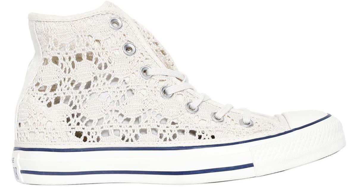 converse crochet beige converse crochet beige