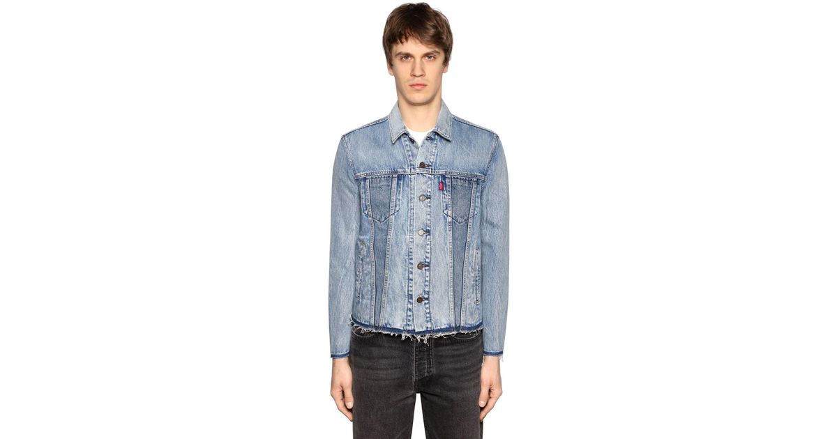 levi's altered trucker jacket mens