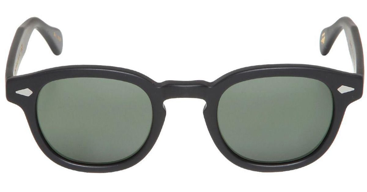 Lyst - Moscot Lemtosh Matte Black Sunglasses in Black for Men