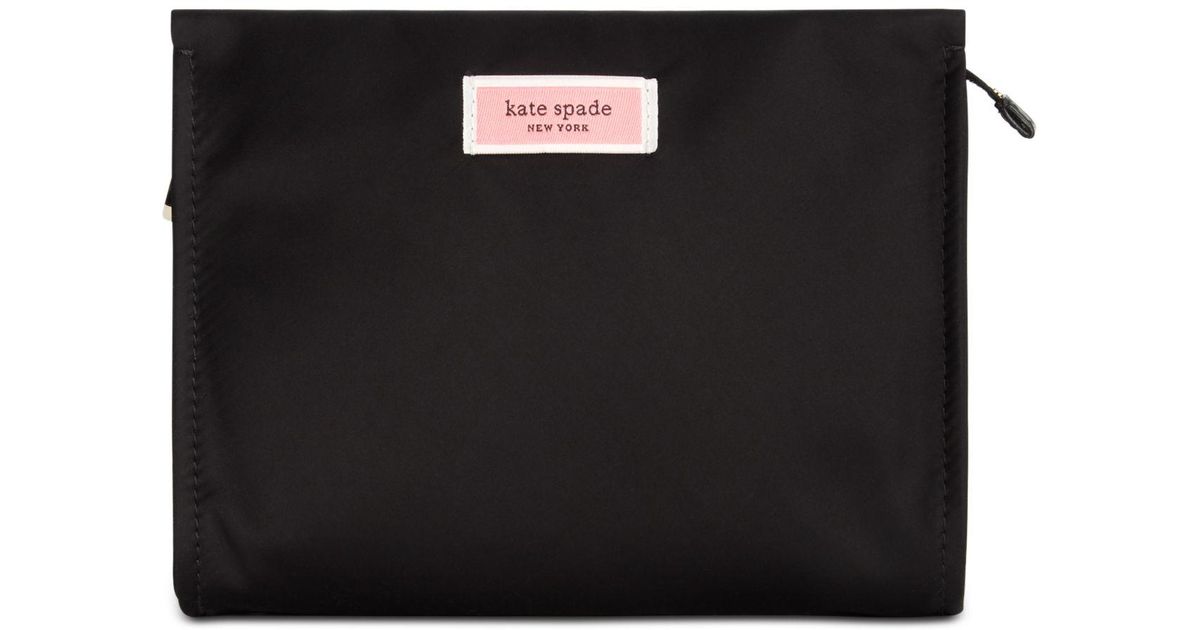 Kate Spade Black Sam Nylon Cosmetic Bag Lyst