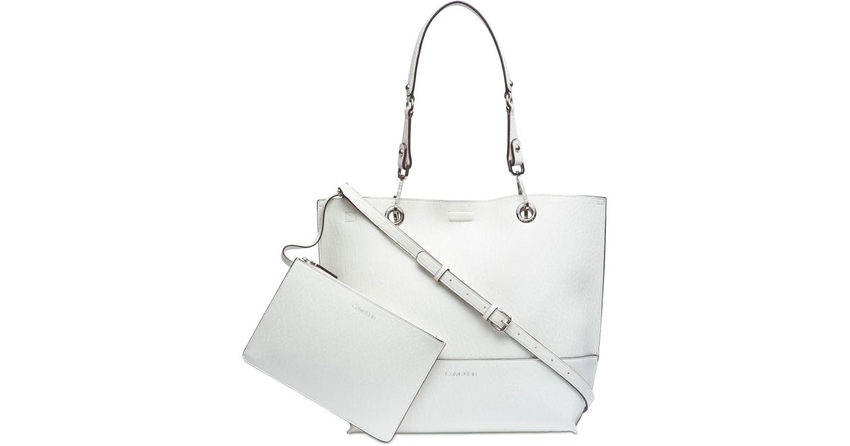 calvin klein sonoma crossbody white