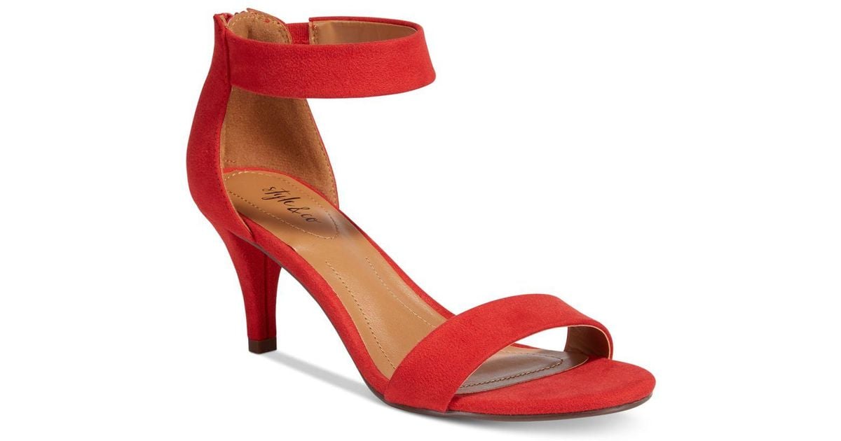 macy's red bottom heels