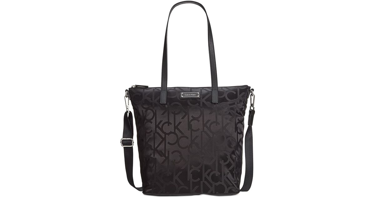 calvin klein tote nylon