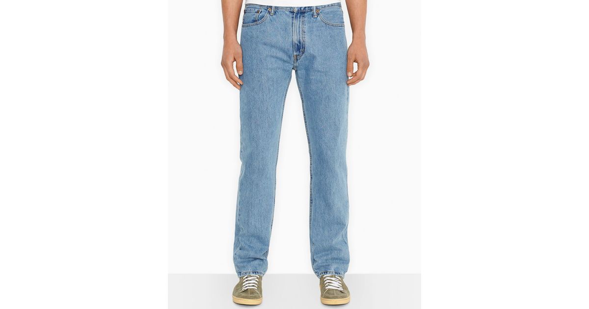 Levi's 505 Regular Fit Jeans in Blue for Men | Lyst