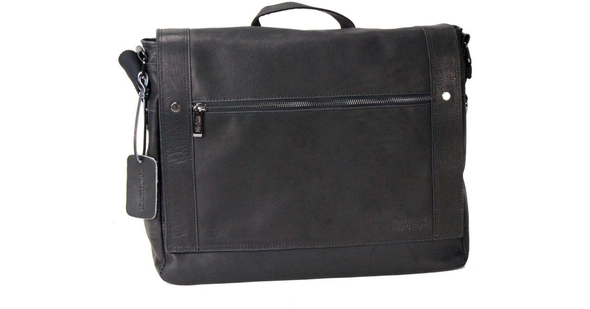 cole reaction Bag, Leather Messenger in Black for Men Lyst