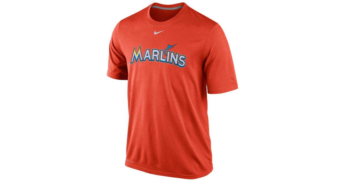 orange miami marlins shirt