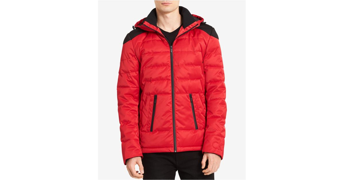 Macy S Calvin Klein Men Jacket Cairoamani Com Lyst Calvin Klein 205w39nyc Men S Puffer Jacket In Red For