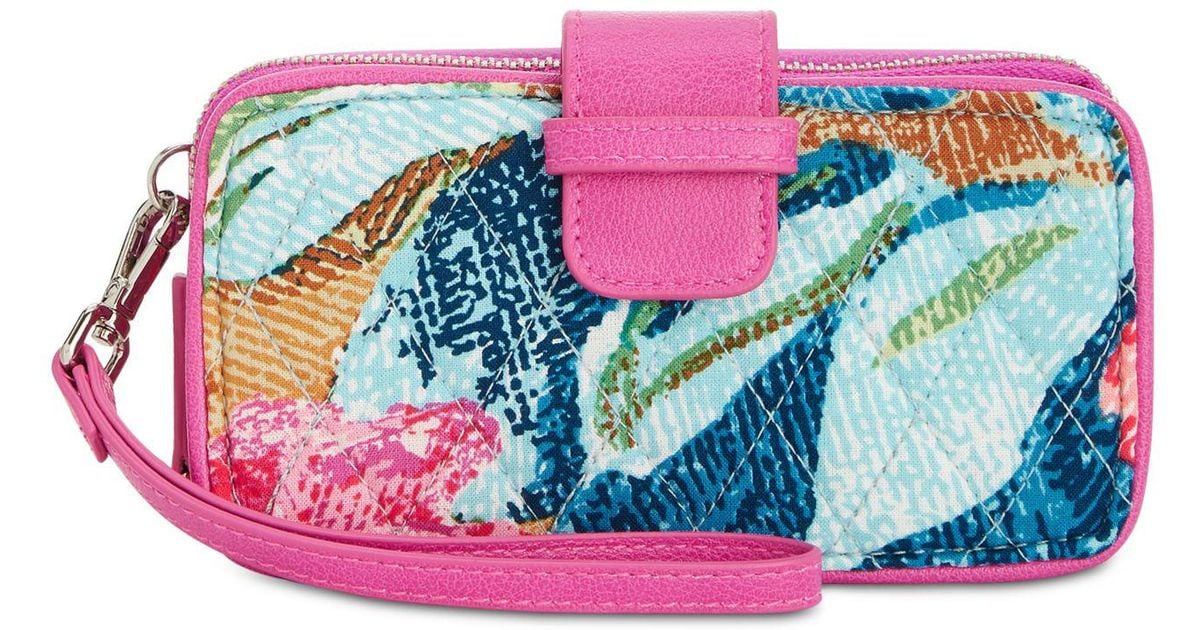 Vera Bradley Rfid Smartphone Wristlet in Pink Lyst