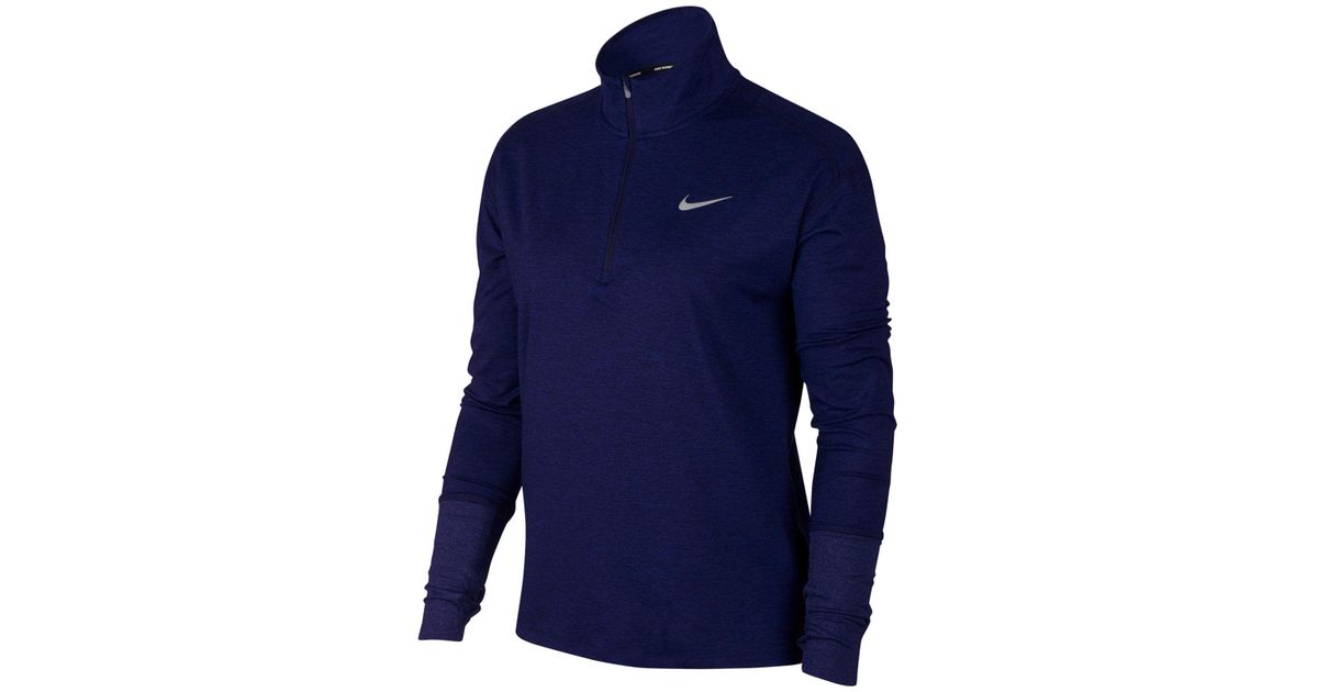 nike half zip running top men