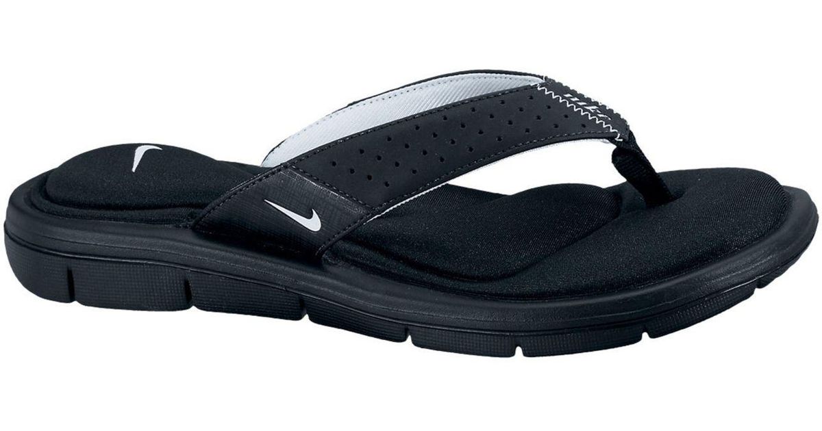 black nike thong sandals