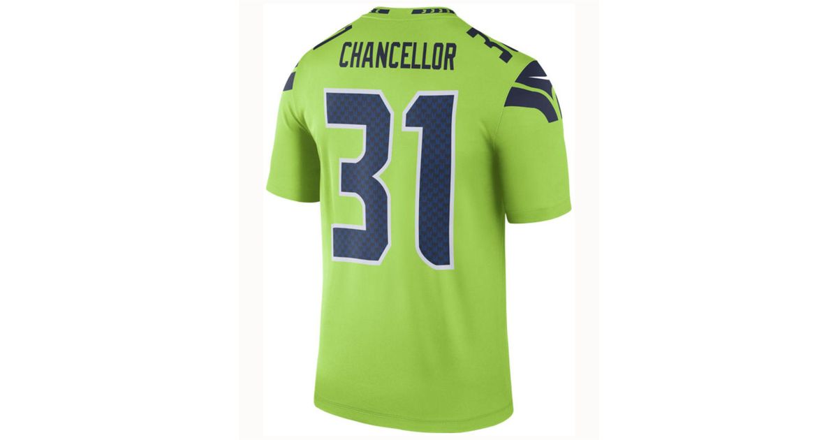 kam chancellor color rush jersey