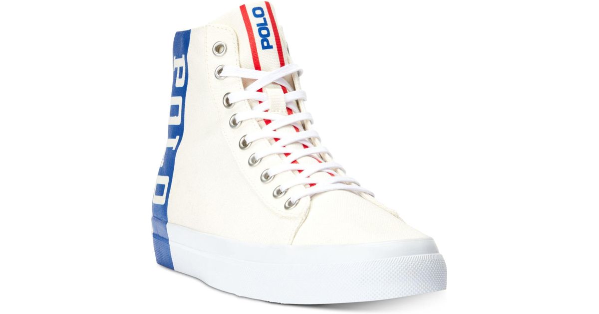 Polo Ralph Lauren Solomon Ii High-top Sneakers for Men - Lyst