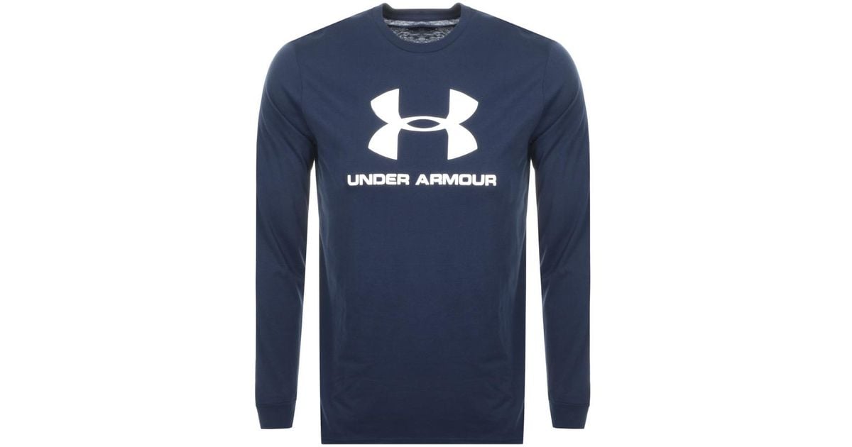 navy blue long sleeve under armour