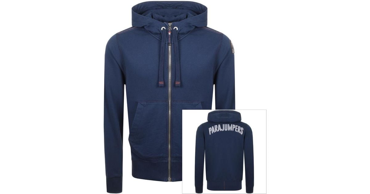parajumpers charlie full zip hoodie black parajumpers charlie full zip hoodie black