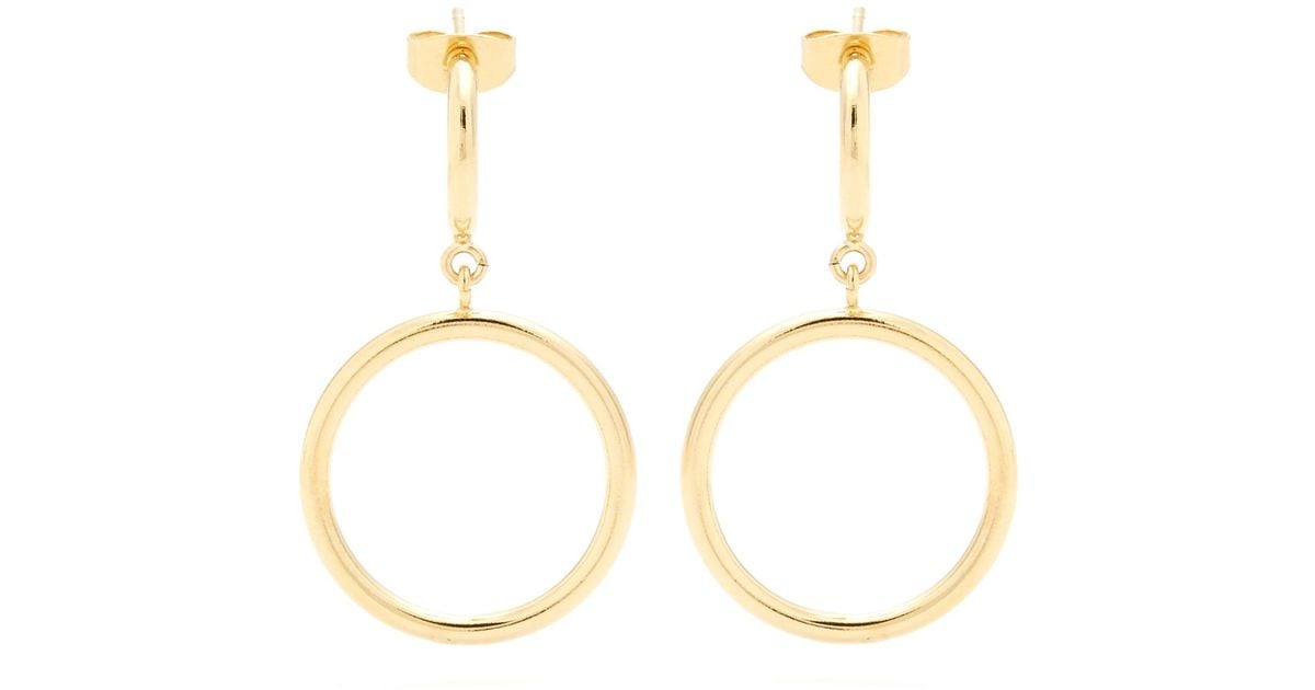 Lyst Isabel Marant Nirvana Hoop Earrings In Metallic