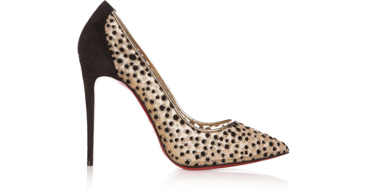 christian louboutin follies 100mm lace pumps christian louboutin follies 100mm lace pumps