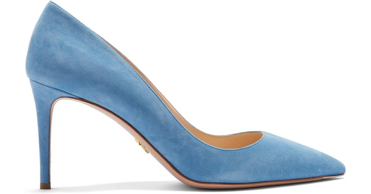 light blue prada shoes