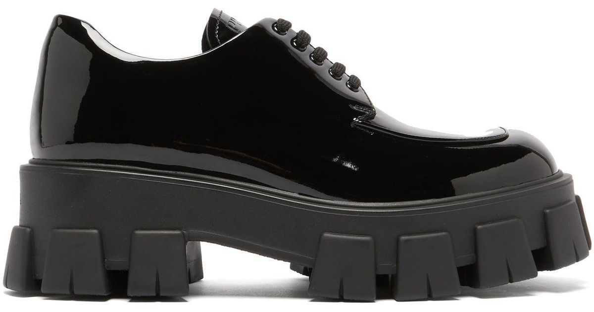 prada lug sole derby shoes