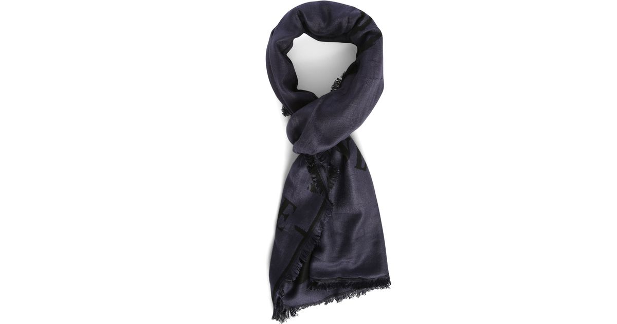 diesel-navy-and-black-indian-head-scarf-in-black-for-men-lyst