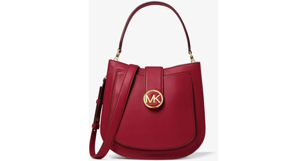 michael kors maroon tote bag