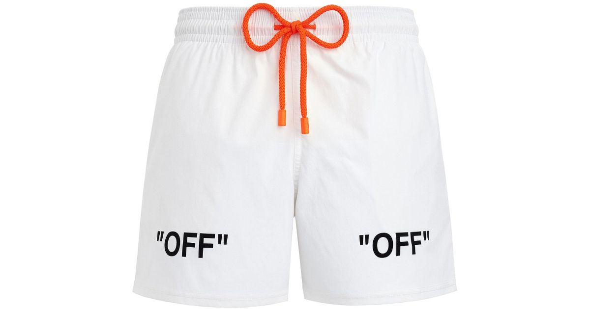 Off-White c/o Virgil Abloh +vilebrequin Printed Shell Swim Shorts in ...